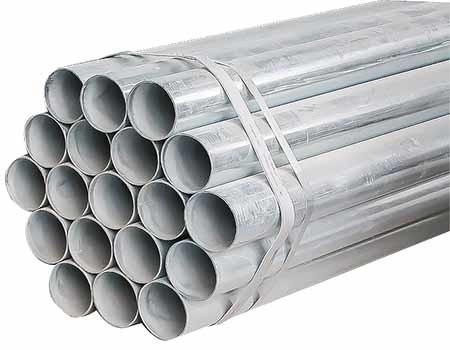 سلس Sch 40 80 أنابيب الصلب الملحومة الساخنة المجلفن 6 م