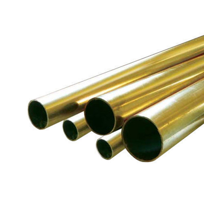 أنبوب نحاسي غير ملحوم دقيق ASTM C22000 99.9٪ أنبوب نحاسي مستقيم نقي H62 بجدار رفيع