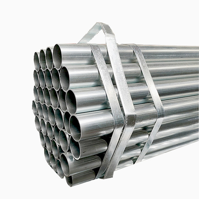 Q195 Q235 Q345 انبوب الحديد المجلفن بالغمس الساخن 2-4mm