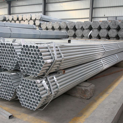 Q195 Q235 Q345 انبوب الحديد المجلفن بالغمس الساخن 2-4mm