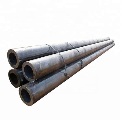 Q345 Q235 سماكة 12-80mm أنابيب الصلب غير الملحومة المدرفلة على الساخن من الفولاذ الطري للبناء