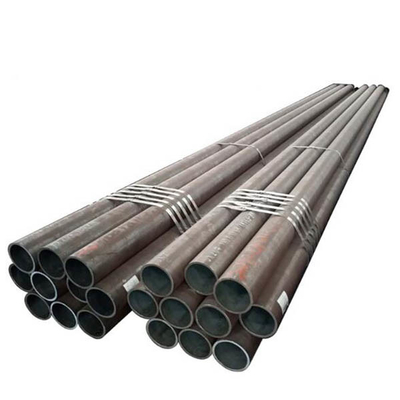 Q345 Q235 سماكة 12-80mm أنابيب الصلب غير الملحومة المدرفلة على الساخن من الفولاذ الطري للبناء