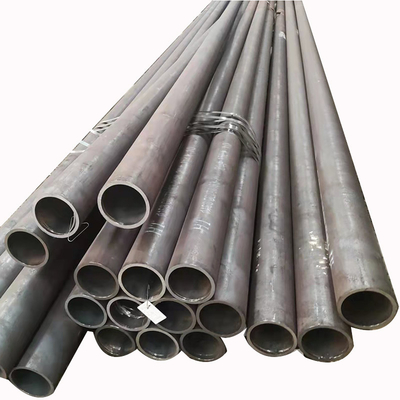 Q345 Q235 سماكة 12-80mm أنابيب الصلب غير الملحومة المدرفلة على الساخن من الفولاذ الطري للبناء