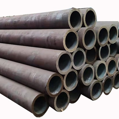 Q345 Q235 سماكة 12-80mm أنابيب الصلب غير الملحومة المدرفلة على الساخن من الفولاذ الطري للبناء